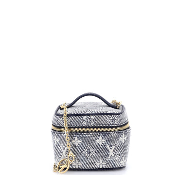 Louis Vuitton Vanity Case Monoglam Jacquard Canvas Micro