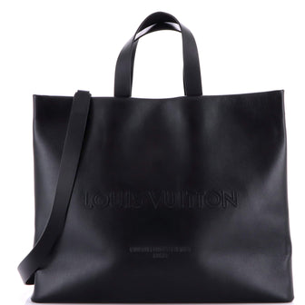 Louis Vuitton Shopper Tote Leather MM