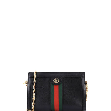 Gucci Ophidia Chain Shoulder Bag Leather Small