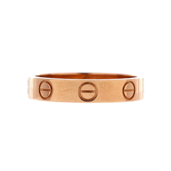 Cartier Love Wedding Band Ring 18K Rose Gold