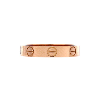 Cartier Love Wedding Band Ring 18K Rose Gold