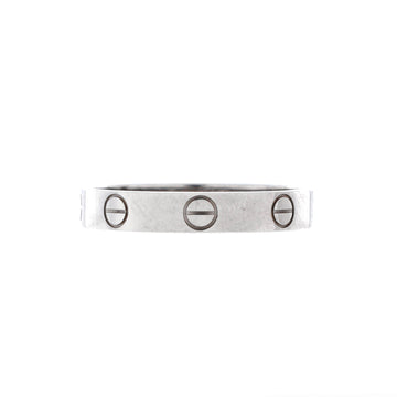 Cartier Love Wedding Band Ring 18K White Gold