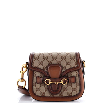 Gucci Lady Web Shoulder Bag GG Canvas Small