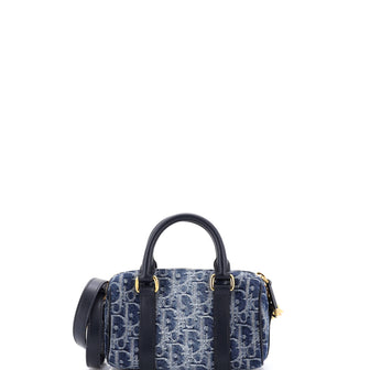 Christian Dior Groove Convertible Bowling Bag Oblique Canvas Nano