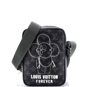 Louis Vuitton Danube Handbag Limited Edition Vivienne Monogram Eclipse PM