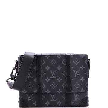 Louis Vuitton Trunk Messenger Bag Monogram Eclipse Canvas PM