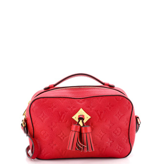 Louis Vuitton Saintonge Handbag Monogram Empreinte Leather