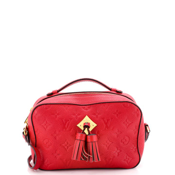 Louis Vuitton Saintonge Handbag Monogram Empreinte Leather
