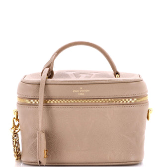 Louis Vuitton Vanity Handbag Monogram Empreinte Giant PM