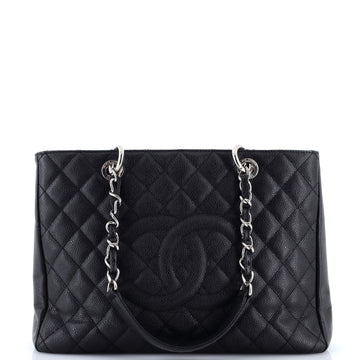 Chanel Grand Shopping Tote Quilted Caviar