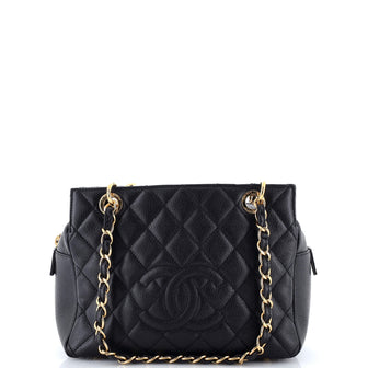 Chanel Petite Timeless Tote Quilted Caviar