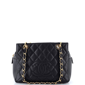 Chanel Petite Timeless Tote Quilted Caviar