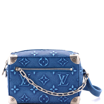 Louis Vuitton Soft Trunk Bag Faded Monogram Debossed Leather Mini