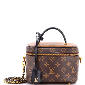 Louis Vuitton Vanity Handbag Reverse Monogram Canvas PM