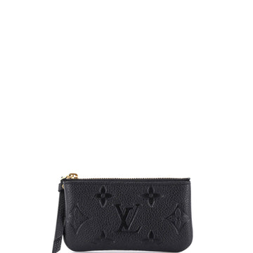Louis Vuitton Zip Key Pouch Monogram Empreinte Leather