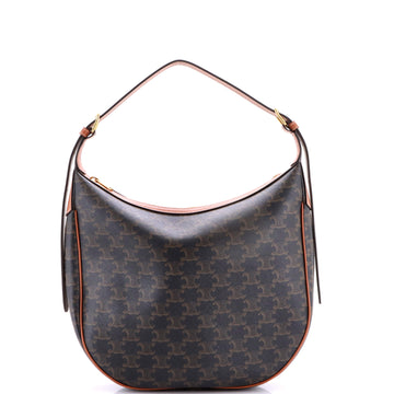Celine Heloise Bag Triomphe Coated Canvas Medium