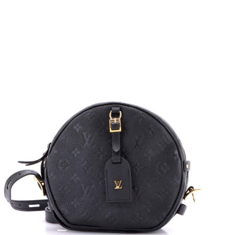 Louis Vuitton Boite Chapeau Souple Bag Monogram Empreinte Leather MM