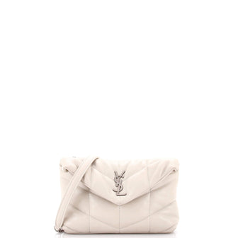 Saint Laurent Loulou Puffer Shoulder Bag Quilted Leather Mini