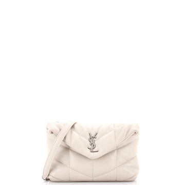 Saint Laurent Loulou Puffer Shoulder Bag Quilted Leather Mini