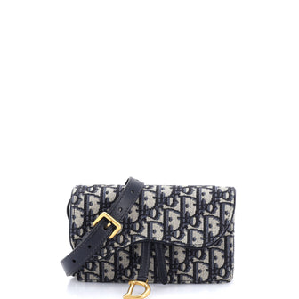 Christian Dior Saddle Rectangular Belt Bag Oblique Canvas