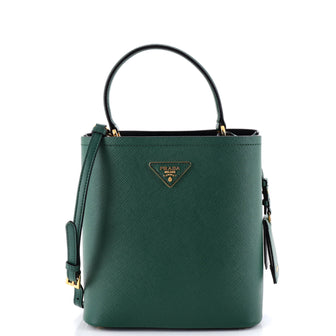 Prada Panier Bucket Bag Saffiano Leather Medium