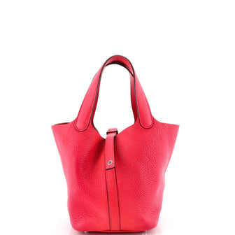 Hermes Picotin Lock Bag Clemence PM
