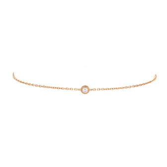Cartier D'Amour Bracelet 18K Rose Gold and Diamond XS