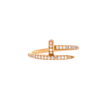 Cartier Juste un Clou Paved Ring 18K Yellow Gold with Diamonds Small