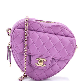 Chanel CC in Love Heart Bag Quilted Lambskin