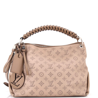 Louis Vuitton Braided Handle Beaubourg Hobo Mahina Leather MM