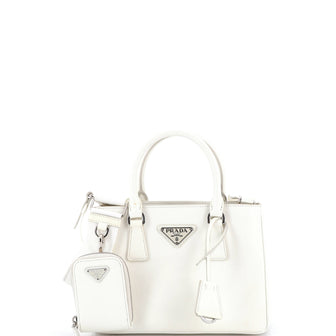 Prada Re-Edition Galleria Tote Saffiano Leather Micro