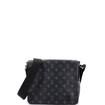 Louis Vuitton District Messenger Bag Monogram Eclipse Canvas PM