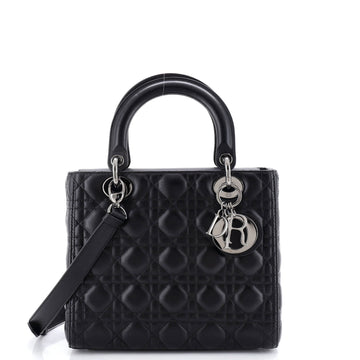 Christian Dior Lady Dior Bag Cannage Quilt Lambskin Medium