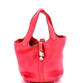 Hermes Picotin Lock Bag Clemence PM