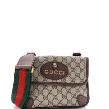 Gucci Neo Vintage Flap Messenger GG Coated Canvas Small