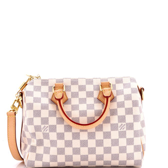 Louis Vuitton Speedy Bandouliere Bag Damier 25