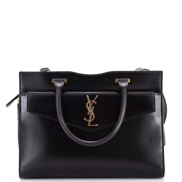 Saint Laurent Uptown Tote Leather Medium