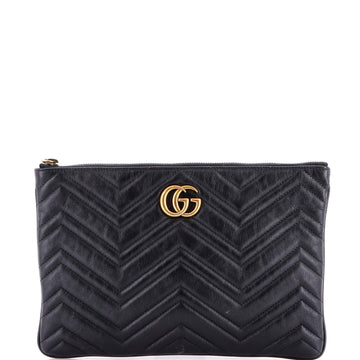 Gucci GG Marmont Clutch Matelasse Leather