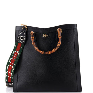 Gucci Diana NM Bamboo Handle Tote Leather Large