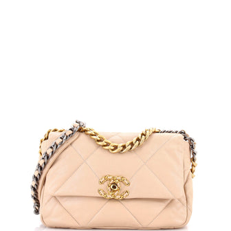 Chanel 19 Flap Bag Quilted Leather Medium