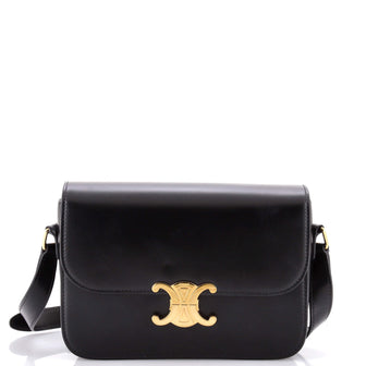 Celine Triomphe Shoulder Bag Smooth Calfskin Medium