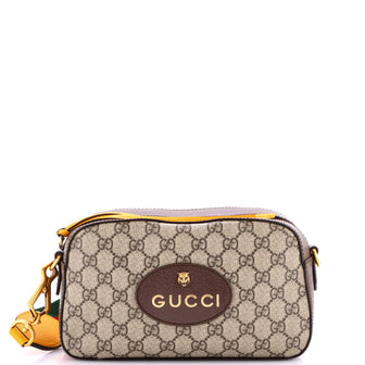 Gucci Neo Vintage Camera Messenger Bag GG Coated Canvas