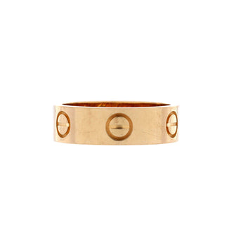 Cartier Love Band Ring 18K Yellow Gold