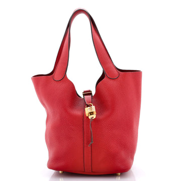 Hermes Picotin Lock Bag Clemence MM