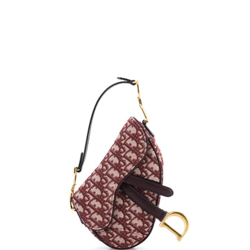 Christian Dior Saddle Handbag Oblique Canvas Mini