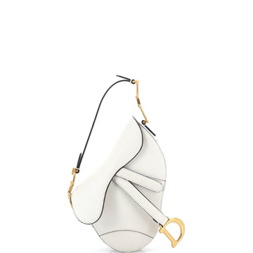 Christian Dior Saddle Handbag Leather Mini
