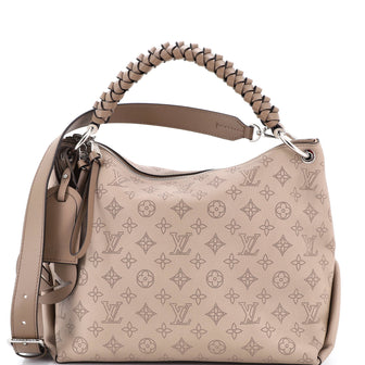 Louis Vuitton Braided Handle Beaubourg Hobo Mahina Leather MM