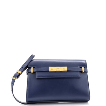 Saint Laurent Manhattan Shoulder Bag Leather Small