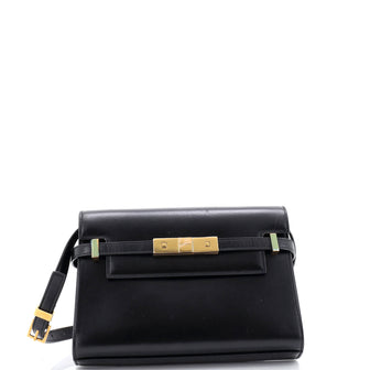Saint Laurent Manhattan Shoulder Bag Leather Small