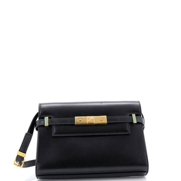 Saint Laurent Manhattan Shoulder Bag Leather Small